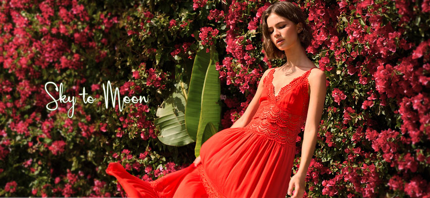 ameri vintage CHERRY ROSE DRESS ブラック（ALL）