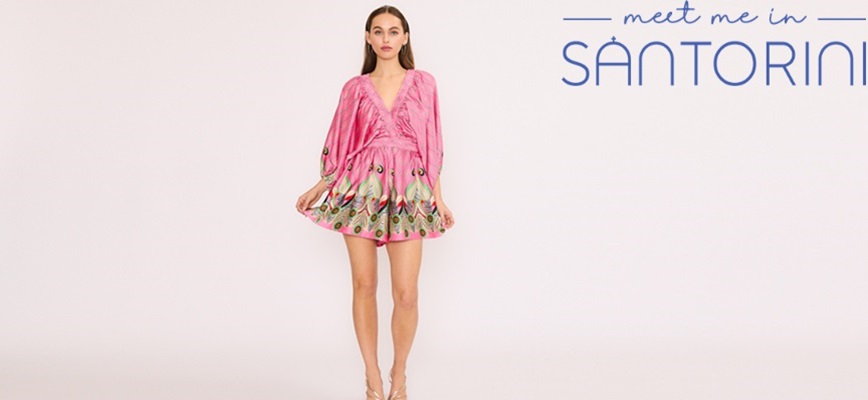 Meet Me in Santorini Fuchsia Wave Set main image 1